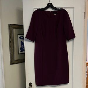 Tahari ASL Purple Dress